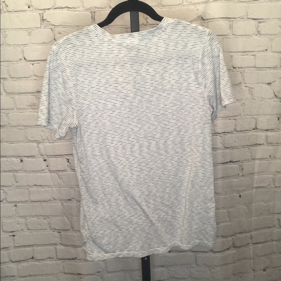 Gap Fit Striped V Neck T-Shirt - Picture 2 of 5
